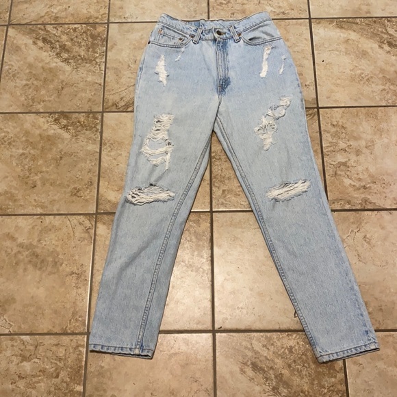 Levi's Denim - Vintage USA 512 Levis custom distressed